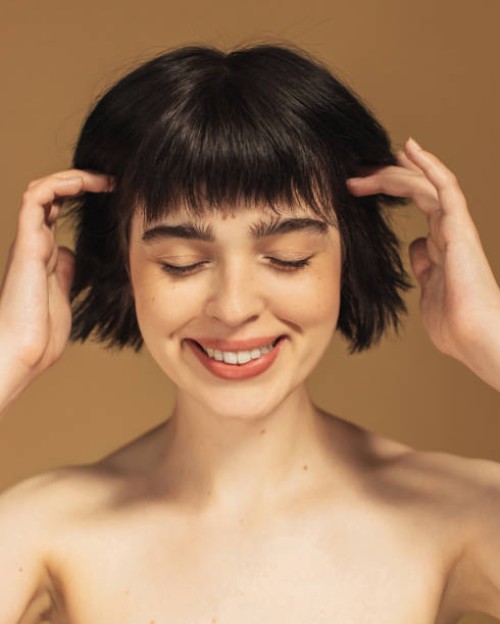 beauty portrait. woman smiling - fashion stock pictures, royalty-free photos & images