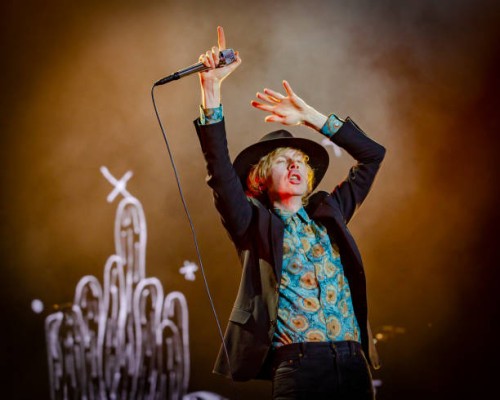 Beck performs on Day 8 of the RBC Bluesfest at LeBreton Flats on July 13, 2018 in Ottawa, Canada.