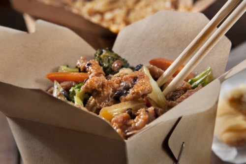 beef in black bean sauce with vegetables and fried rice - junk food stock pictures, royalty-free photos & images