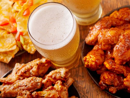 beer and wings - food stock pictures, royalty-free photos & images