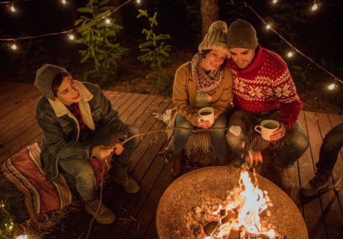 best way to spend long winter evening - garden decoration stock pictures, royalty-free photos & images