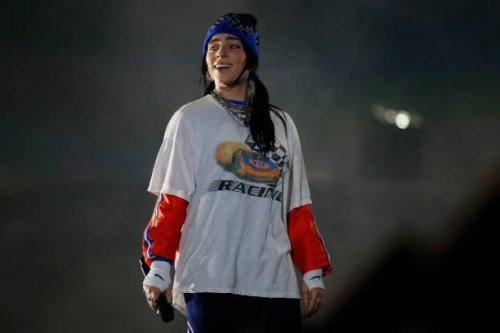 Billie Eilish performs during day one of Lollapalooza Chile 2023 on March 17, 2023 in Santiago, Chile.