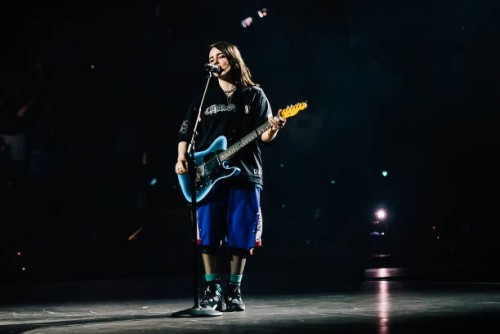 Billie Eilish performs her 'Hit Me Hard And Soft' Tour at Rod Laver Arena on March 04, 2025 in Melbourne, Australia.