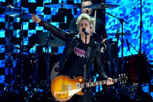 Billie Joe Armstrong of Green Day performs onstage during the FIREAID Benefit Concert for California Fire Relief at The Kia Forum on January 30, 2025...