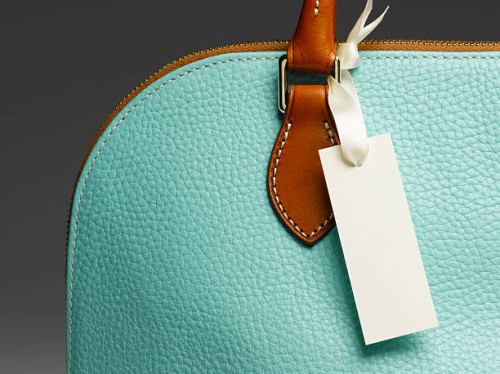blank tag on handbag - fashion stock pictures, royalty-free photos & images