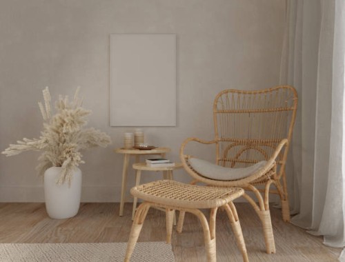 boho reading nook, 3d rendering. - home decoration stock pictures, royalty-free photos & images
