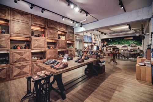 boutique shoe store - home decoration stock pictures, royalty-free photos & images