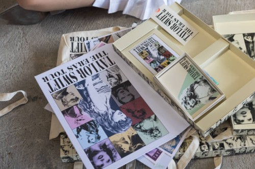 Box detail of Taylor Swift's first Madrid concert on May 29, 2024 in Madrid, Spain.