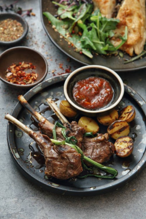 brazilian rack of lamb - food stock pictures, royalty-free photos & images