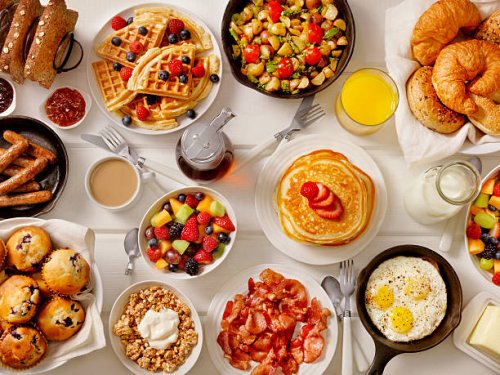 breakfast feast - food stock pictures, royalty-free photos & images
