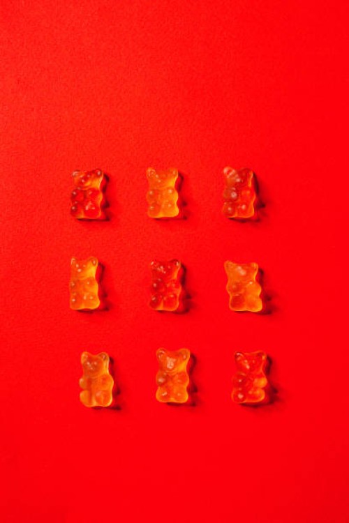 bright treat: jelly bears - junk food stock pictures, royalty-free photos & images