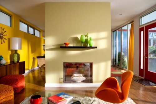 brightly colorful modern interior - home decoration stock pictures, royalty-free photos & images