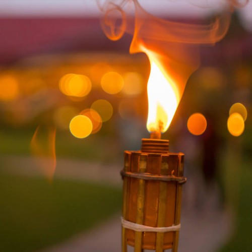 burning oil lamp - garden decoration stock pictures, royalty-free photos & images
