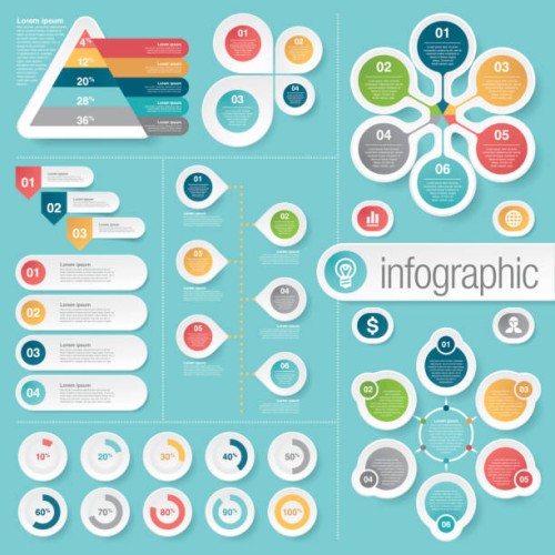 business infographic elements - fashion stock illustrations