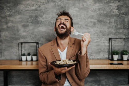business man at fast food restaurantt - food stock pictures, royalty-free photos & images