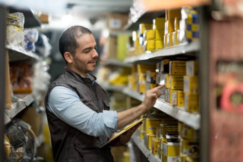 business owner working at a hardware store - home decoration stock pictures, royalty-free photos & images