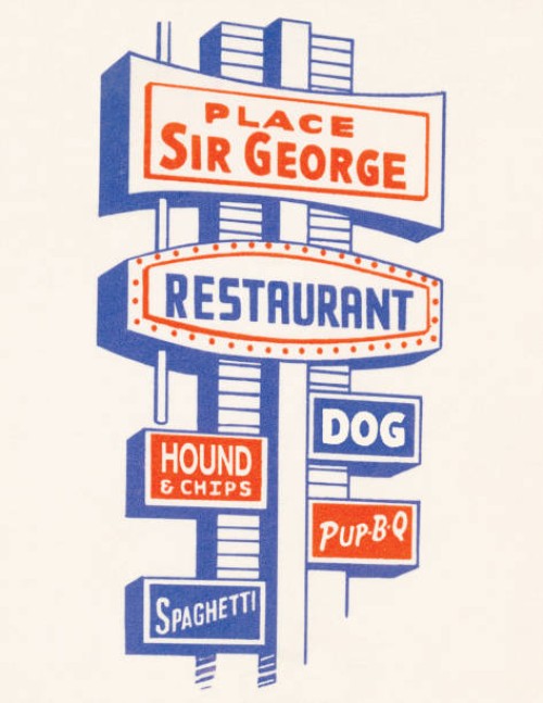 business signs - junk food stock illustrations