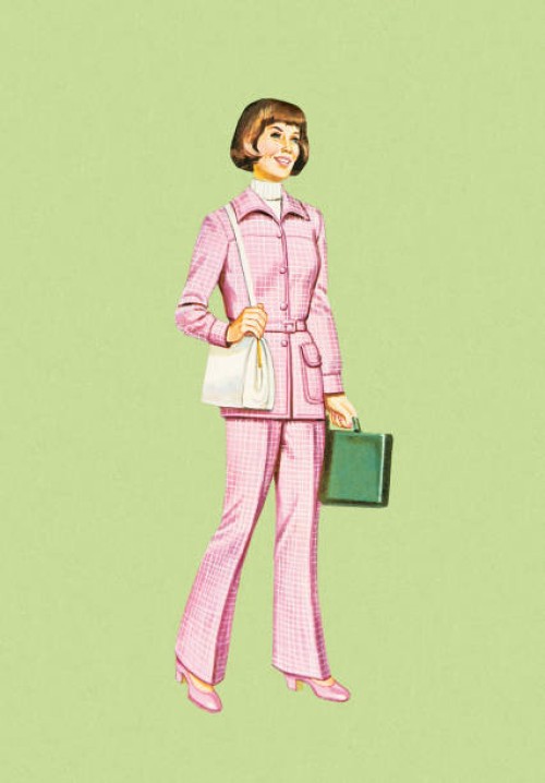 businesswoman - fashion stock illustrations