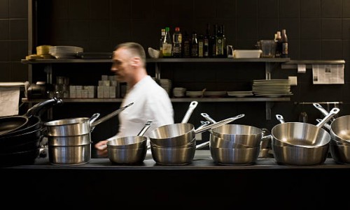 busy chef in kitchen - food stock pictures, royalty-free photos & images