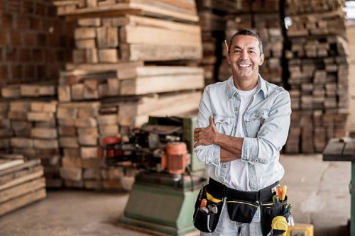 carpenter at his workshop - home decoration stock pictures, royalty-free photos & images