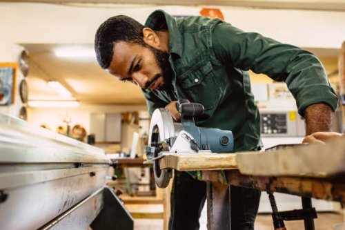 carpenter at work - home decoration stock pictures, royalty-free photos & images