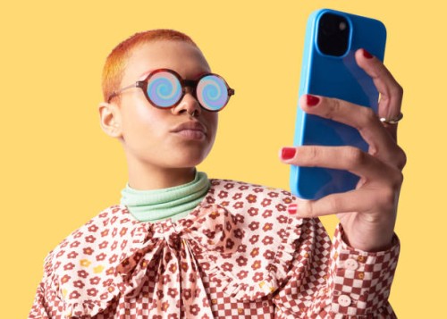 cellphone obsession - fashion stock pictures, royalty-free photos & images