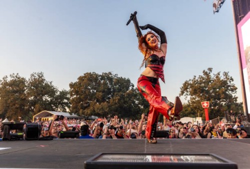 Chappell Roan performs in concert during the 2024 Austin City Limits Music Festival at Zilker Park on October 13, 2024 in Austin, Texas.
