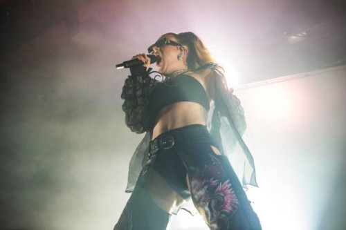 Charli XCX performs live onstage during a concert at Astra on November 9, 2019 in Berlin, Germany.