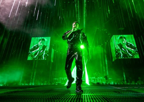 Childish Gambino performs during The New World Tour at Little Caesars Arena on August 17, 2024 in Detroit, Michigan.