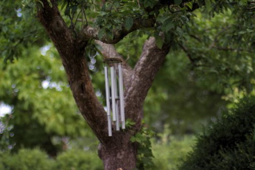 chimes - garden decoration stock pictures, royalty-free photos & images