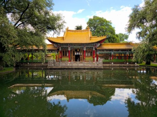 chinese garden zurich - garden decoration stock pictures, royalty-free photos & images