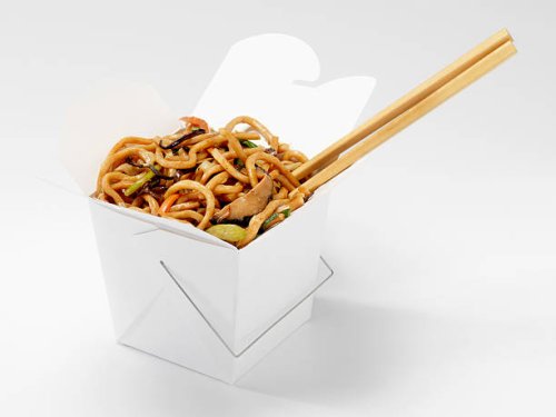 chinese shanghai noodles with chopsticks - junk food stock pictures, royalty-free photos & images