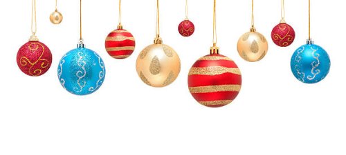 christmas ball isolated on white background - home decoration stock pictures, royalty-free photos & images