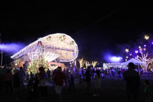 christmas holiday in the park. - concert stock pictures, royalty-free photos & images