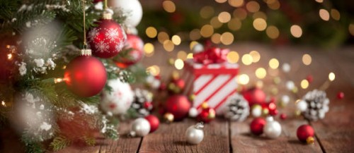 christmas red and white gift and ornaments background - home decoration stock pictures, royalty-free photos & images