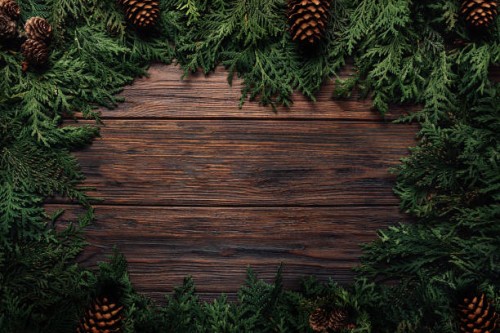 christmas wooden rustic background with fir tree. - home decoration stock pictures, royalty-free photos & images