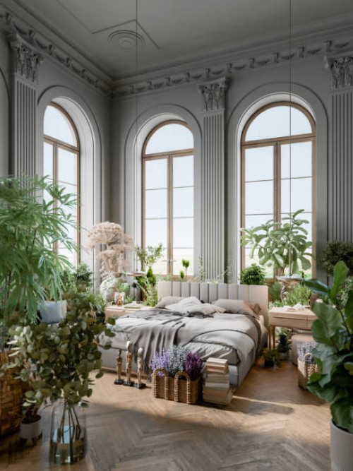 classic villa bedroom - home decoration stock pictures, royalty-free photos & images