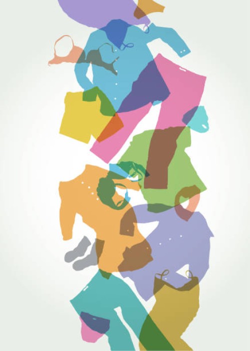 clothes - fashion stock illustrations