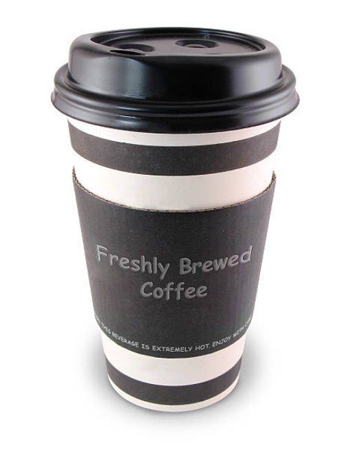 coffee cup isolated on a white background - junk food stock pictures, royalty-free photos & images