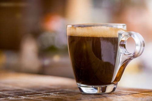 coffee glass cup on wooden table - coffee stock pictures, royalty-free photos & images