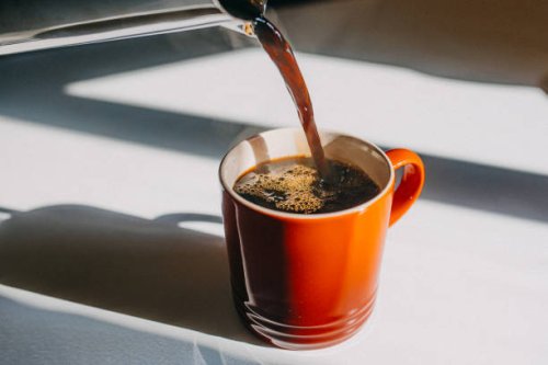 coffee pouring in mug - coffee stock pictures, royalty-free photos & images