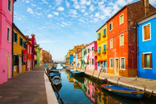 colourful burano - travel stock pictures, royalty-free photos & images