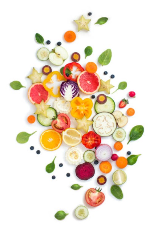 colourful vegetables and fruits still life. - food fotografías e imágenes de stock