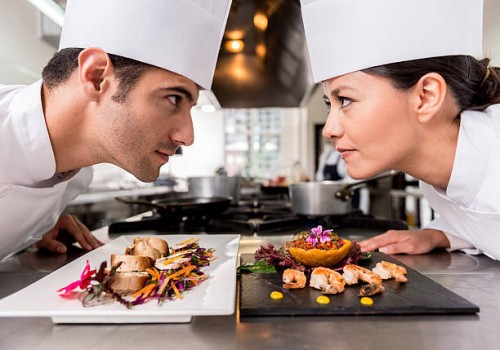 competitive chefs - food stock pictures, royalty-free photos & images