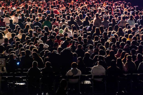 concert audience - concert stock pictures, royalty-free photos & images