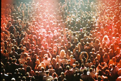 concert crowd from above - concert stock pictures, royalty-free photos & images