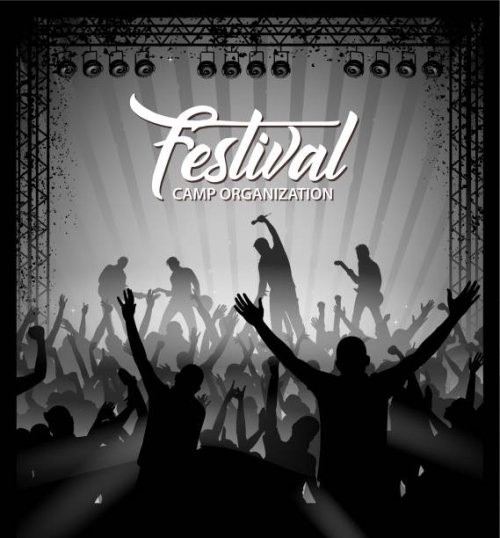 concert sign - concert stock illustrations