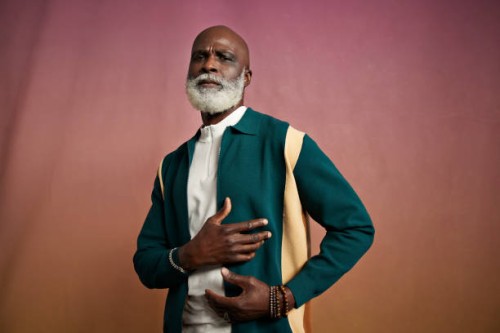 confident senior man against peach background - fashion stock pictures, royalty-free photos & images