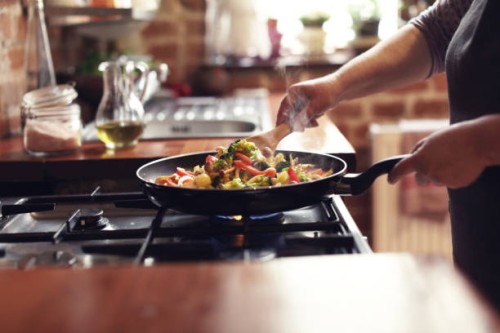 cooking vegetables, step six, mixing - food stock pictures, royalty-free photos & images