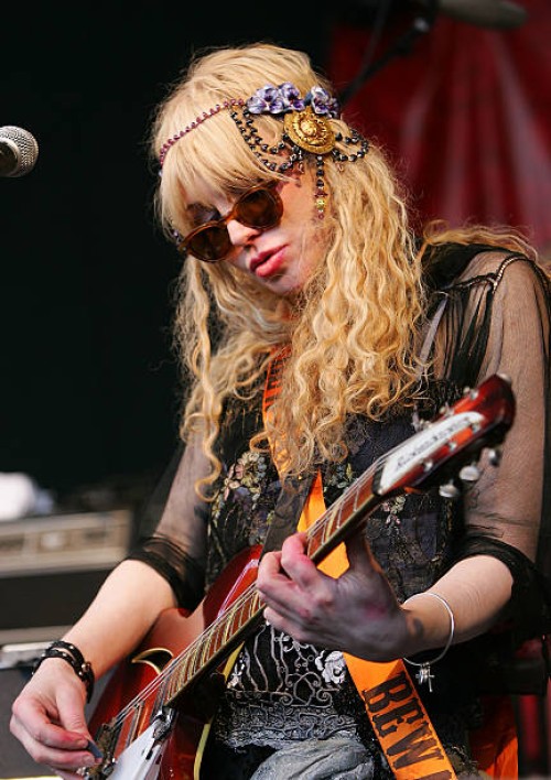 Courtney Love performs in concert at the Spin Party at Stubbs on March 19, 2010 in Austin, Texas.